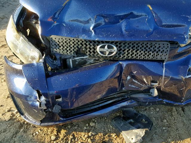 JTLKE50E081021928 - 2008 TOYOTA SCION XB 蓝色 照片 9