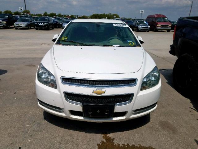 1G1ZC5EU0CF312675 - 2012 CHEVROLET MALIBU 1LT WHITE photo 9