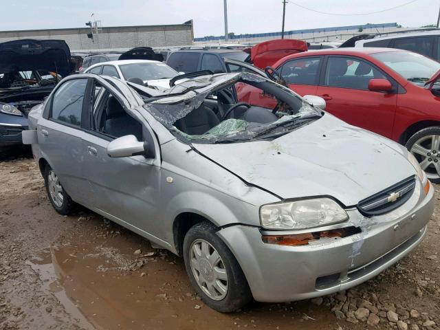 KL1TG52665B285233 - 2005 CHEVROLET AVEO LT GRAY photo 1