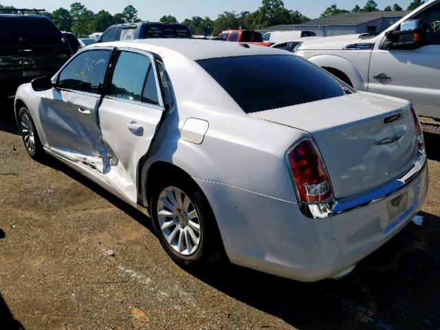 2C3CCAAG8EH307123 - 2014 CHRYSLER 300 WHITE photo 3