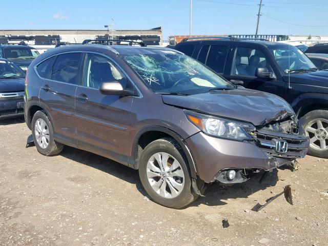 5J6RM4H76DL032468 - 2013 HONDA CR-V EXL BROWN photo 1