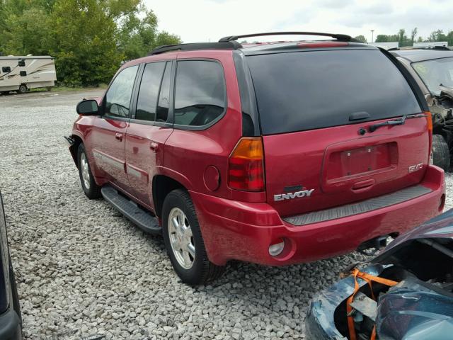 1GKDT13S142264466 - 2004 GMC ENVOY RED photo 3