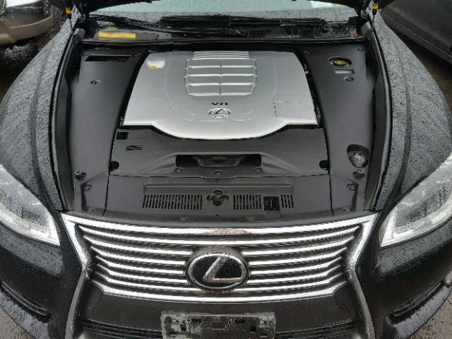 JTHCL5EF9E5022375 - 2014 LEXUS LS 460 BLACK photo 7