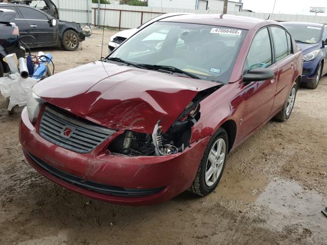 1G8AJ55F37Z190470 - 2007 SATURN ION LEVEL RED photo 2