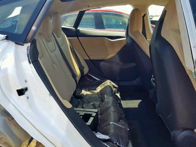 5YJSA1E14GF156079 - 2016 TESLA MODEL S أبيض صورة 6