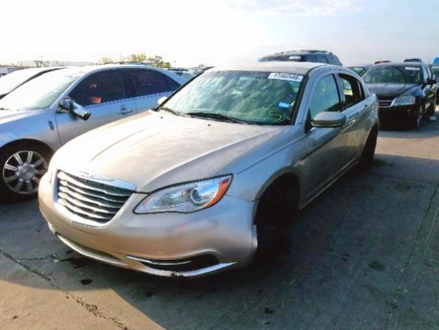 1C3CCBAG7EN103846 - 2014 CHRYSLER 200 LX GOLD photo 2