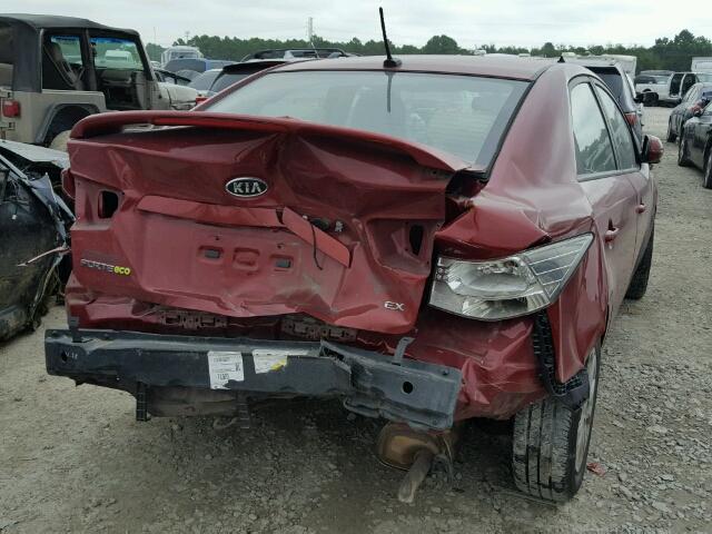 KNAFU4A21C5518452 - 2012 KIA FORTE EX RED photo 4