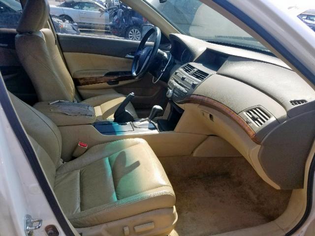 1HGCP36838A026090 - 2008 HONDA ACCORD EXL WHITE photo 5