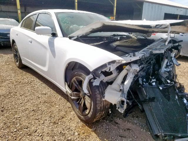 2C3CDXHG9GH112656 - 2016 DODGE CHARGER SX WHITE photo 1