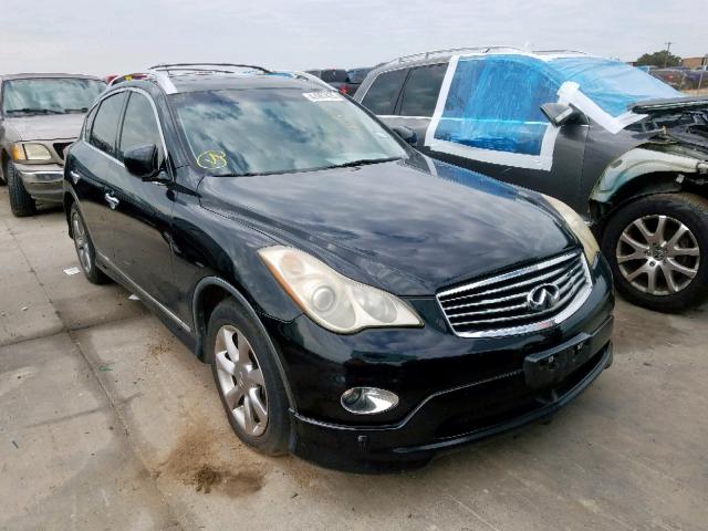 JNKAJ09E58M306548 - 2008 INFINITI EX35 BASE BLACK photo 1