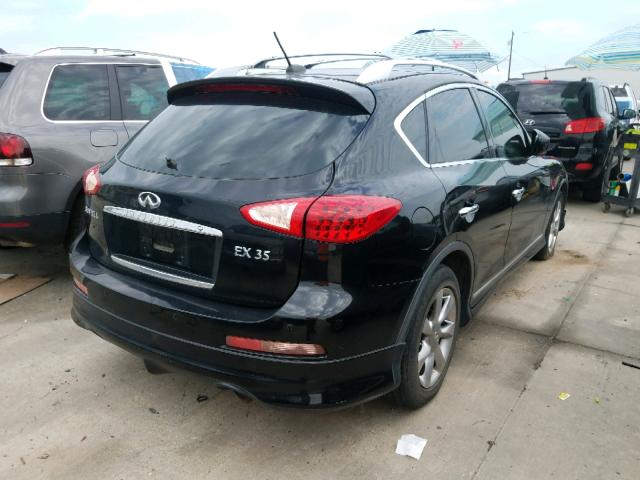 JNKAJ09E58M306548 - 2008 INFINITI EX35 BASE BLACK photo 4