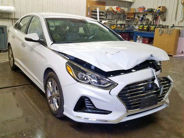 5NPE34AF0JH657649 - 2018 HYUNDAI SONATA SPO WHITE photo 1