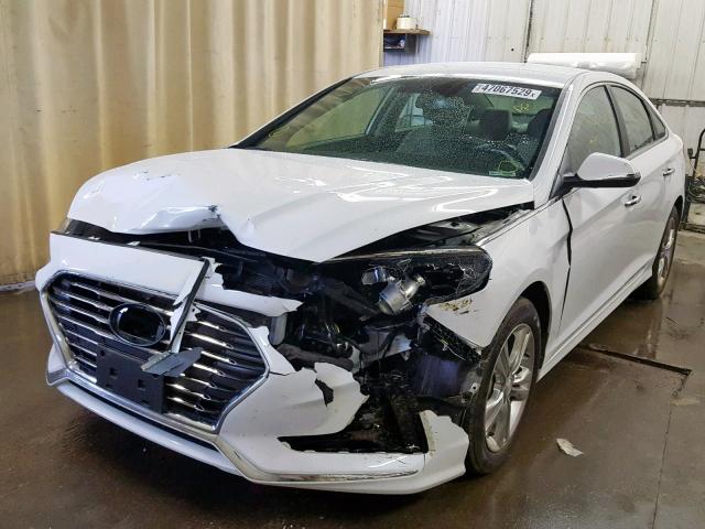 5NPE34AF0JH657649 - 2018 HYUNDAI SONATA SPO WHITE photo 2