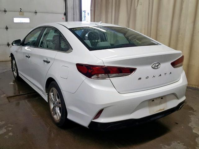 5NPE34AF0JH657649 - 2018 HYUNDAI SONATA SPO WHITE photo 3