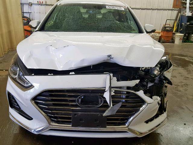 5NPE34AF0JH657649 - 2018 HYUNDAI SONATA SPO WHITE photo 9