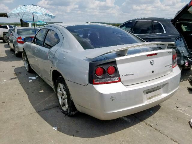 2B3KA33V59H509199 - 2009 DODGE CHARGER SX SILVER photo 3