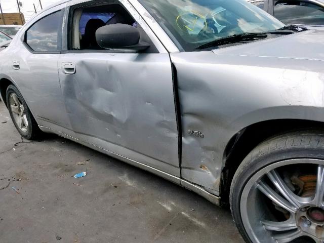 2B3KA33V59H509199 - 2009 DODGE CHARGER SX SILVER photo 9