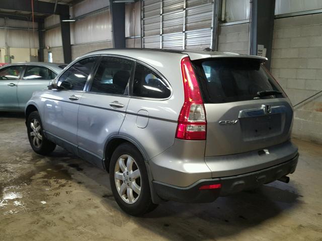 JHLRE48718C042207 - 2008 HONDA CR-V EXL SILVER photo 3