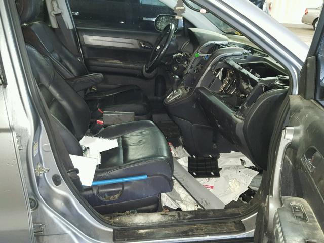 JHLRE48718C042207 - 2008 HONDA CR-V EXL SILVER photo 5