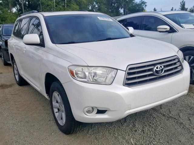 5TDKK3EH7AS007660 - 2010 TOYOTA HIGHLANDER WHITE photo 1