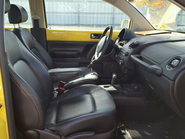 3VWPG31C08M513274 - 2008 VOLKSWAGEN NEW BEETLE ყვითელი ფოტო 5