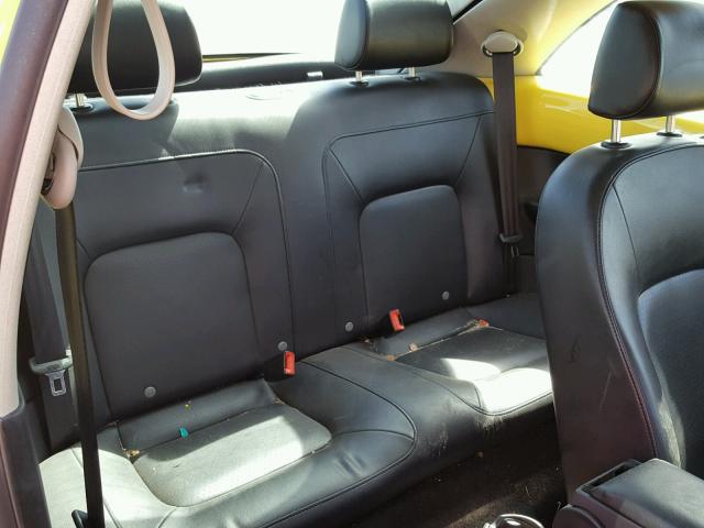 3VWPG31C08M513274 - 2008 VOLKSWAGEN NEW BEETLE ყვითელი ფოტო 6