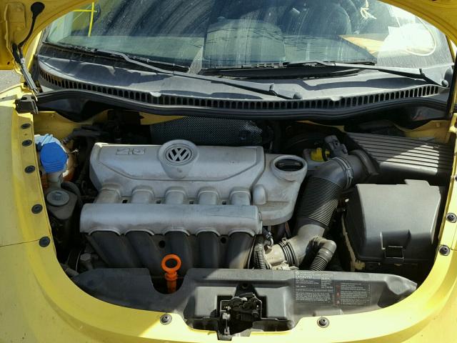 3VWPG31C08M513274 - 2008 VOLKSWAGEN NEW BEETLE ყვითელი ფოტო 7