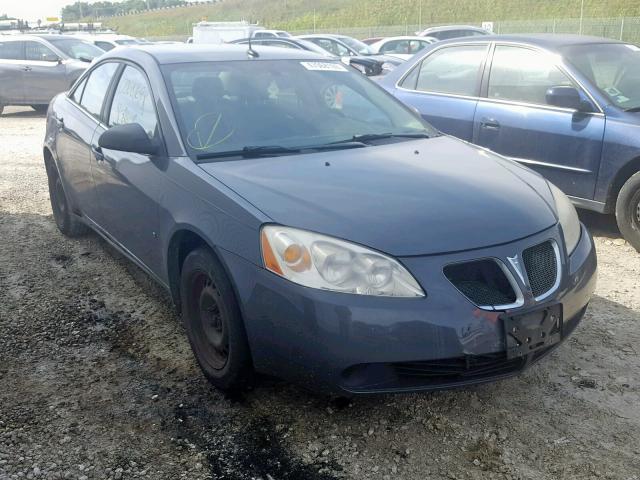 1G2ZF57B484300532 - 2008 PONTIAC G6 VALUE L GRAY photo 1