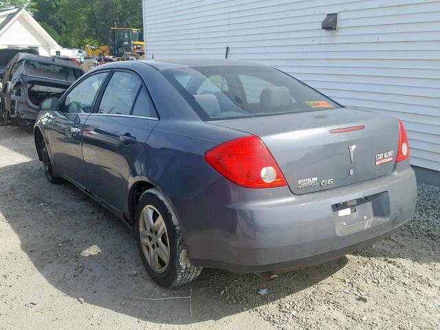 1G2ZF57B484300532 - 2008 PONTIAC G6 VALUE L GRAY photo 3