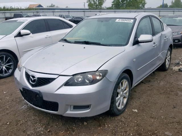 JM1BK32F481845008 - 2008 MAZDA 3 I SILVER photo 2