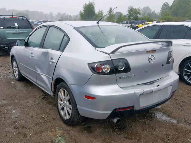 JM1BK32F481845008 - 2008 MAZDA 3 I SILVER photo 3