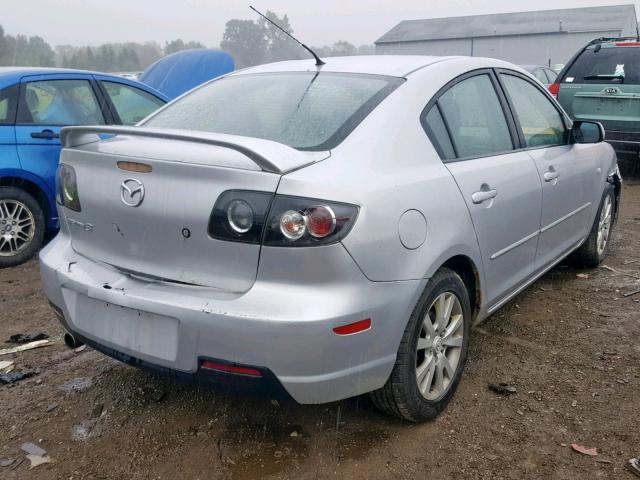 JM1BK32F481845008 - 2008 MAZDA 3 I SILVER photo 4