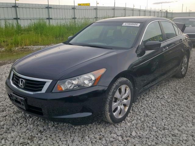 1HGCP26879A154926 - 2009 HONDA ACCORD EXL BLACK photo 2