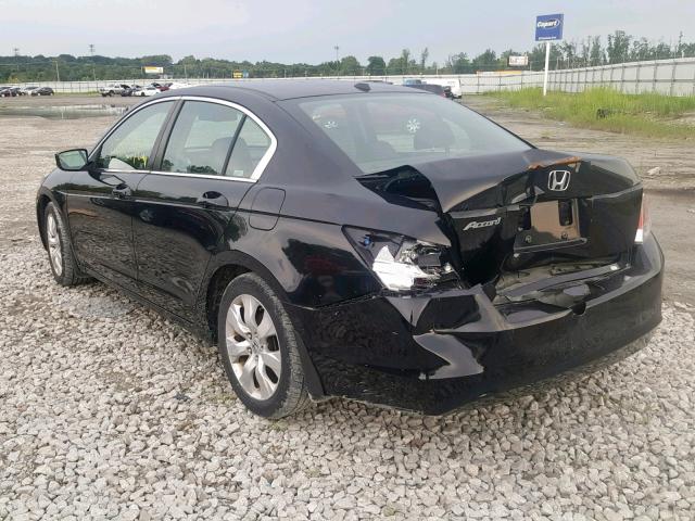 1HGCP26879A154926 - 2009 HONDA ACCORD EXL BLACK photo 3