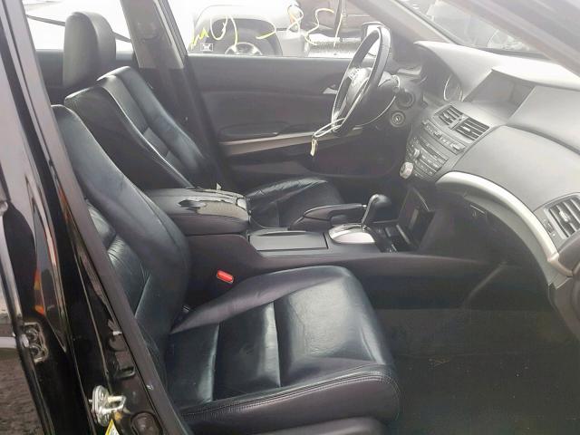 1HGCP26879A154926 - 2009 HONDA ACCORD EXL BLACK photo 5