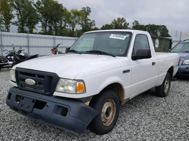 1FTYR10D46PA87726 - 2006 FORD RANGER WHITE photo 2