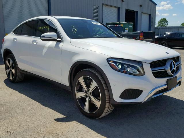 WDC0J4KB0JF359411 - 2018 MERCEDES-BENZ GLC COUPE WHITE photo 1