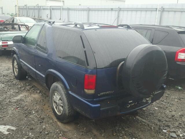 1GKCT18X45K110240 - 2005 GMC JIMMY SLS BLUE photo 3