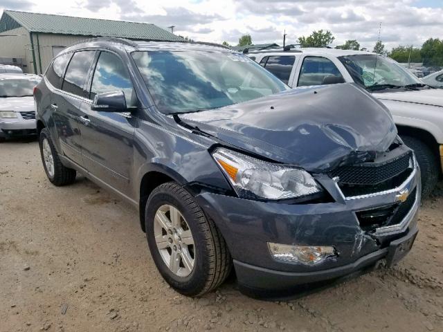 1GNKVGED9BJ370804 - 2011 CHEVROLET TRAVERSE L GRAY photo 1