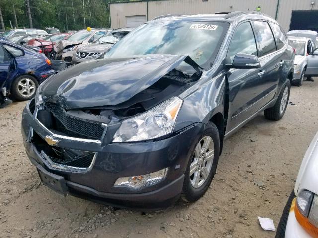 1GNKVGED9BJ370804 - 2011 CHEVROLET TRAVERSE L GRAY photo 2