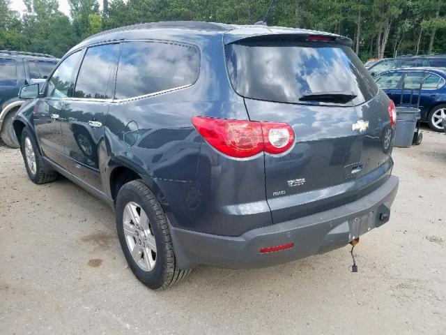 1GNKVGED9BJ370804 - 2011 CHEVROLET TRAVERSE L GRAY photo 3