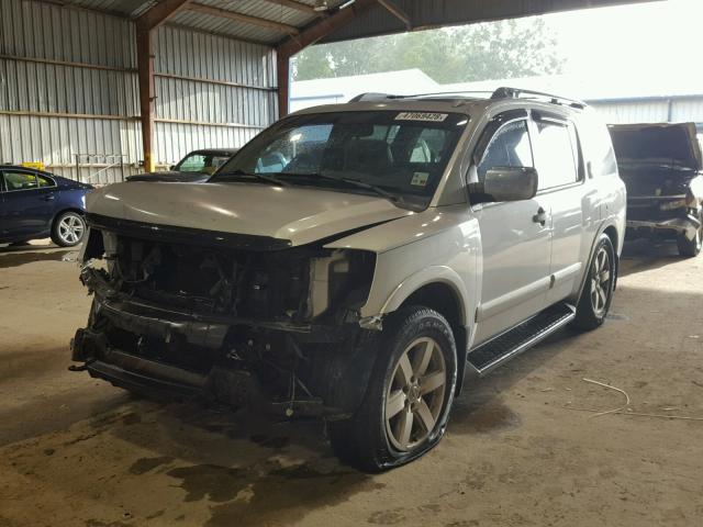 5N1BA0ND9BN613432 - 2011 NISSAN ARMADA SV SILVER photo 2