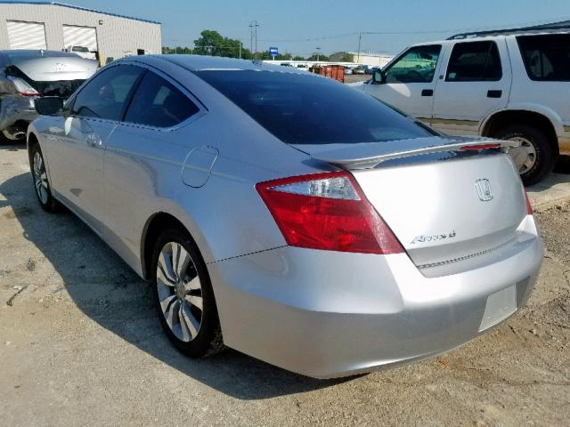 1HGCS12858A003127 - 2008 HONDA ACCORD EXL SILVER photo 3