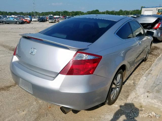 1HGCS12858A003127 - 2008 HONDA ACCORD EXL SILVER photo 4