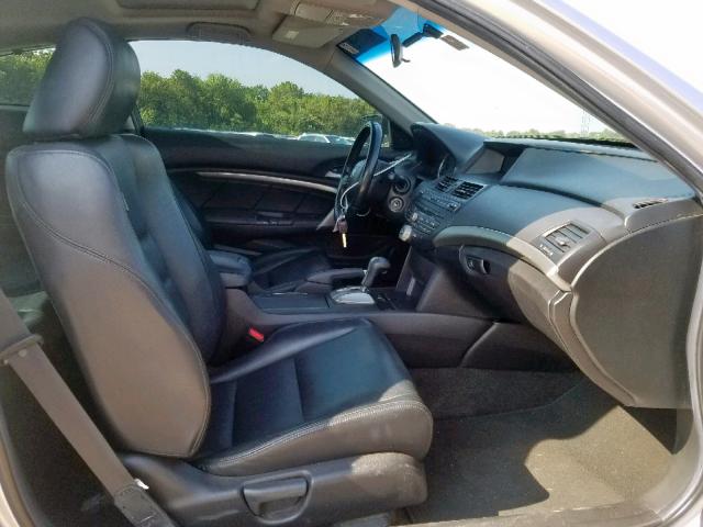 1HGCS12858A003127 - 2008 HONDA ACCORD EXL SILVER photo 5