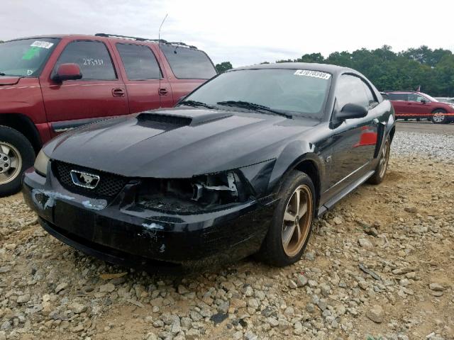 1FAFP42XX1F137300 - 2001 FORD MUSTANG GT BLACK photo 2