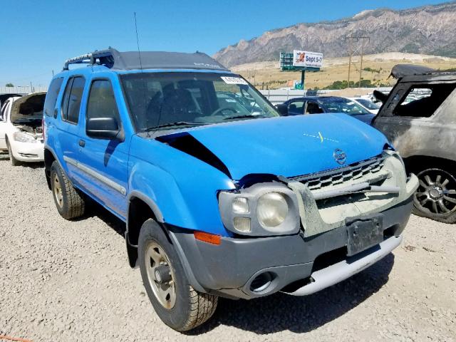 5N1ED28Y72C543861 - 2002 NISSAN XTERRA XE BLUE photo 1