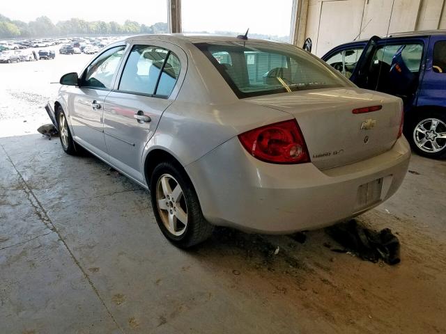 1G1AT58H797161462 - 2009 CHEVROLET COBALT LT SILVER photo 3