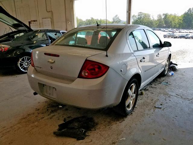 1G1AT58H797161462 - 2009 CHEVROLET COBALT LT SILVER photo 4