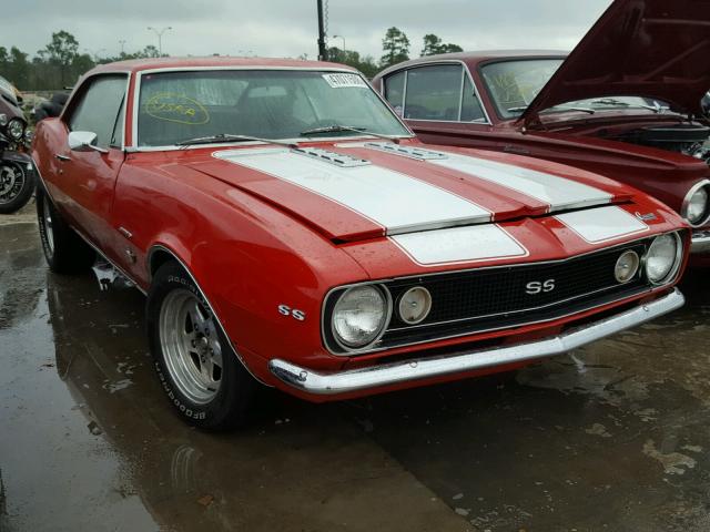 123377N191443 - 1967 CHEVROLET CAMERO RED photo 1